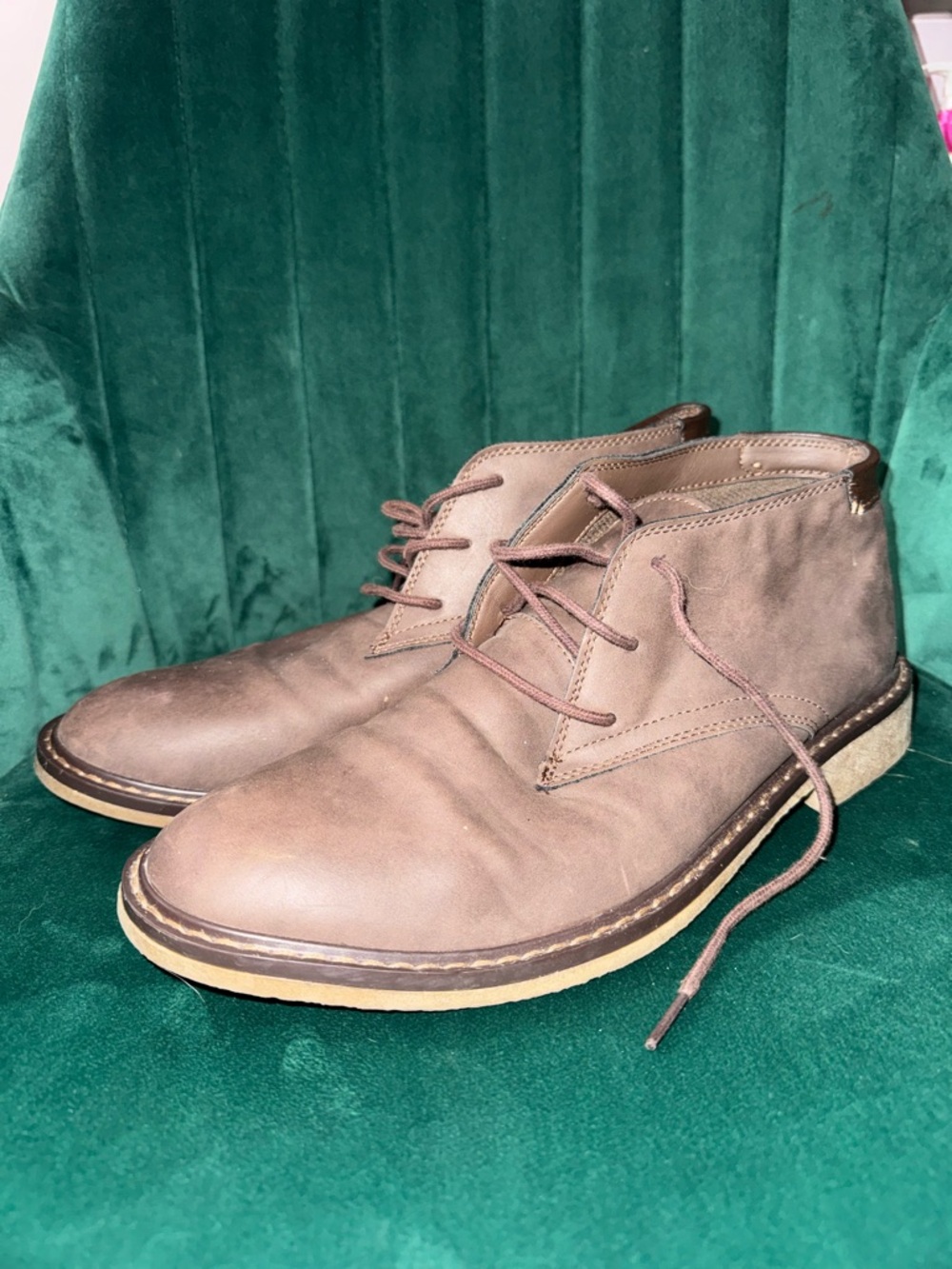 Goodfellow & Co Brown Leather Chukka Boots